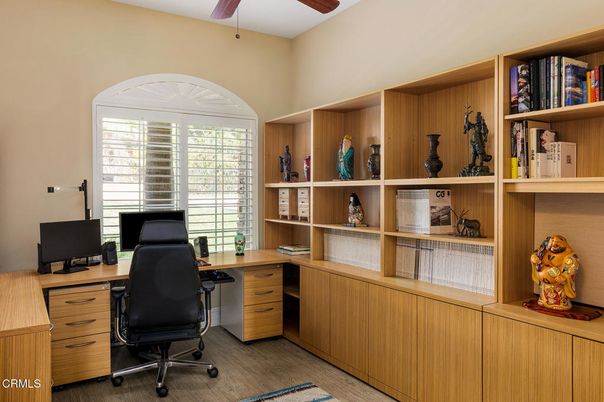 Home Office, Interior, Wood Texture Flooring