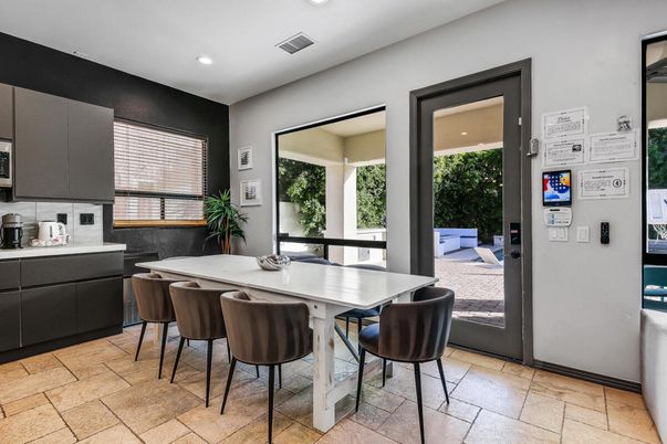 Dining room, Interior, Recessed Lighting