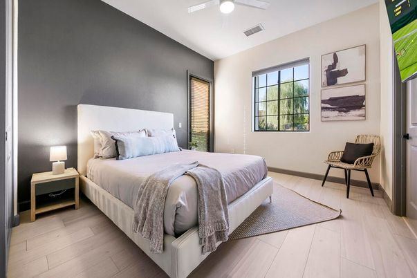 Bedroom, Interior, Wood Texture Flooring