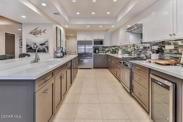 Interior, Kitchen, Recessed Lighting, Stainless Steel Appliances