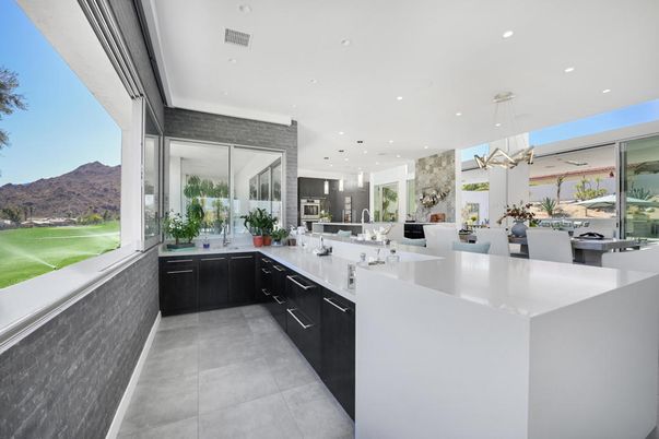 Dining room, Interior, Kitchen, Pendant Lights, Recessed Lighting