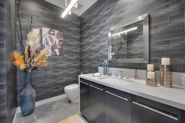 Bathroom, Interior, Wooden Walls