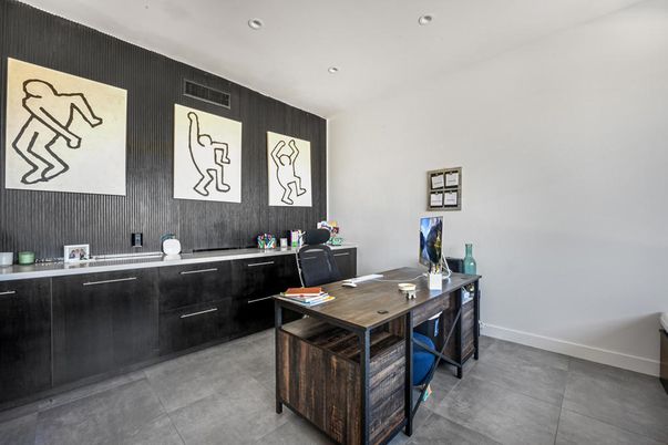 Home Office, Interior, Recessed Lighting