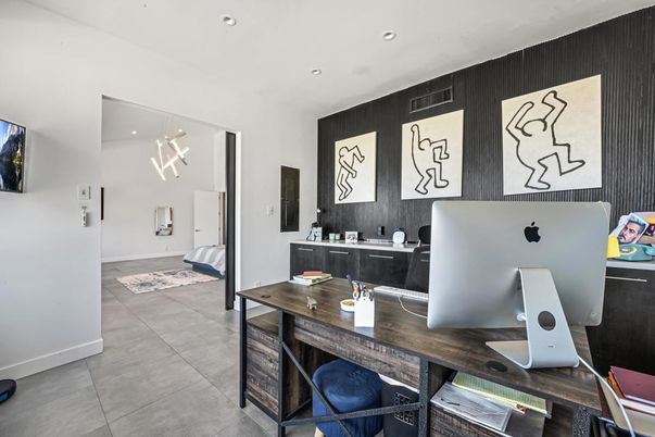 Home Office, Interior, Recessed Lighting