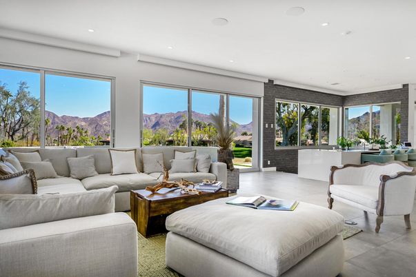 Interior, Living room, Recessed Lighting
