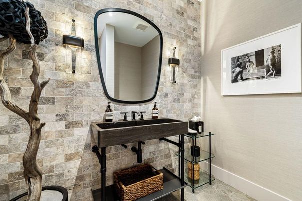 Bathroom, Interior, Stone Walls