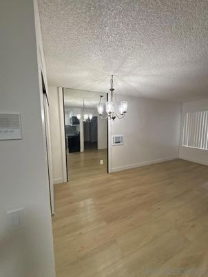 Chandelier, Empty room, Interior, Wood Texture Flooring