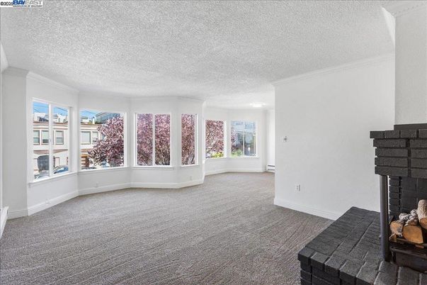 Empty room, Fireplace, Interior