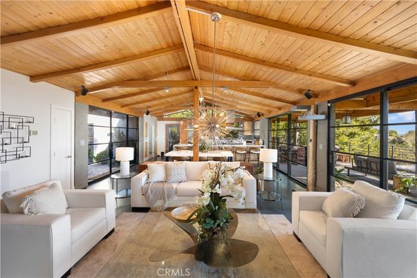 Interior, Living room, Pendant Lights, Wooden Beams, Wooden Ceilings