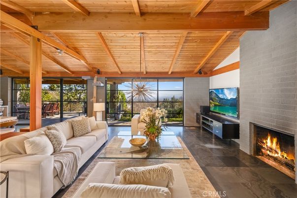 Fireplace, Interior, Living room, Stone Walls, Wooden Beams, Wooden Ceilings