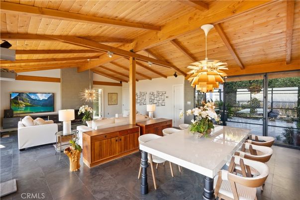 Dining room, Interior, Living room, Wooden Beams, Wooden Ceilings