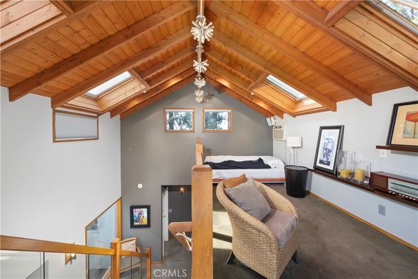 Bedroom, Interior, Wooden Beams, Wooden Ceilings