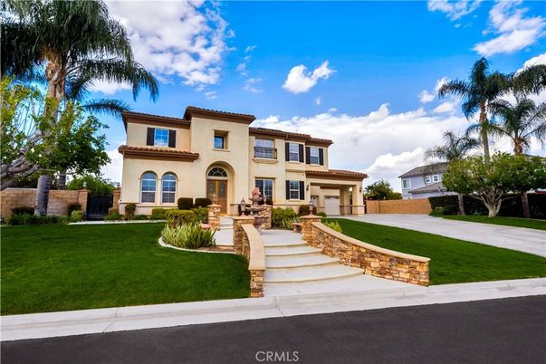 Attached, Backyard, Exterior, Facade, Mediterranean