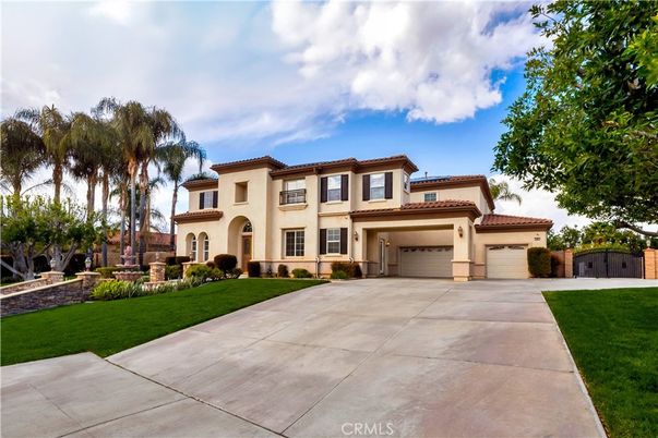 Attached, Backyard, Exterior, Facade, Mediterranean