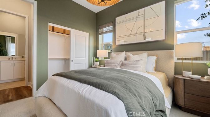 Bedroom, Interior, Wood Texture Flooring