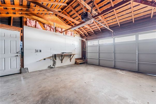 Garage, Interior, Wooden Beams, Wooden Ceilings