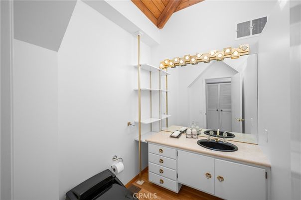 Bathroom, Interior, Wood Texture Flooring