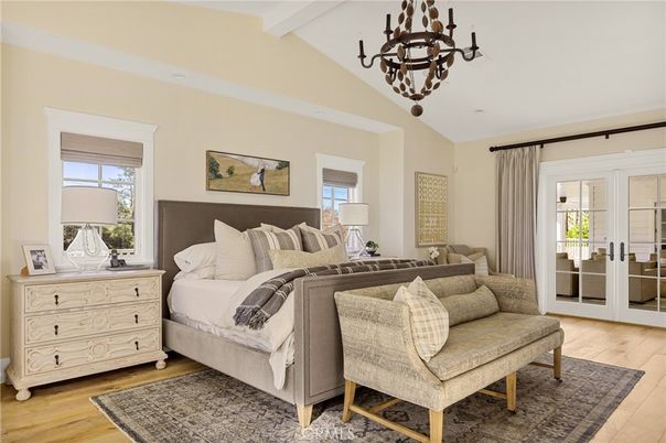 Bedroom, Chandelier, Interior, Living room, Wood Texture Flooring