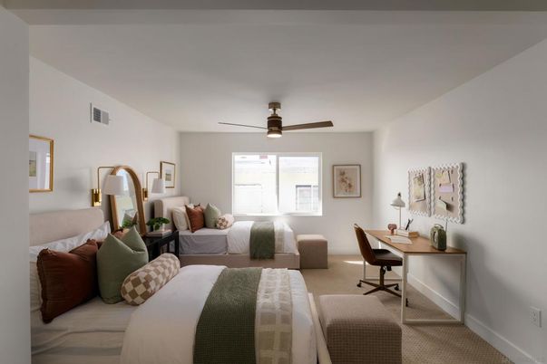 Bedroom, Home Office, Interior
