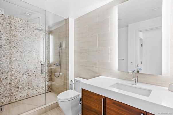 Bathroom, Glass Shower, Interior