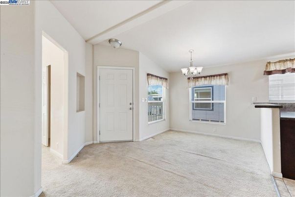 Chandelier, Empty room, Interior