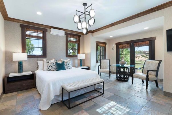 Bedroom, Interior, Pendant Lights, Recessed Lighting