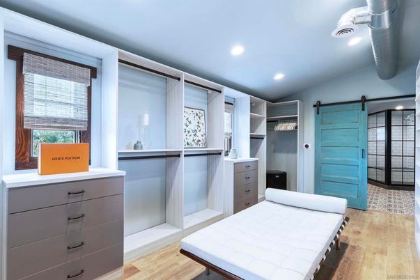 Interior, Recessed Lighting, Walk-in Closets, Wood Texture Flooring