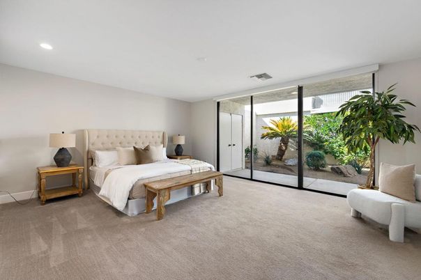 Bedroom, Interior, Recessed Lighting