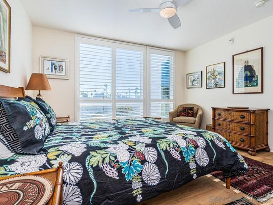Bedroom, Interior, Water, Wood Texture Flooring