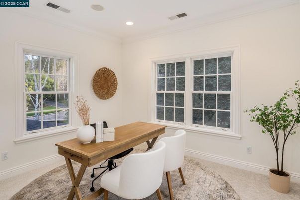 Home Office, Interior, Recessed Lighting