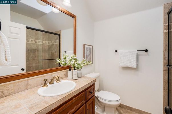 Bathroom, Glass Shower, Interior, Tile Countertops