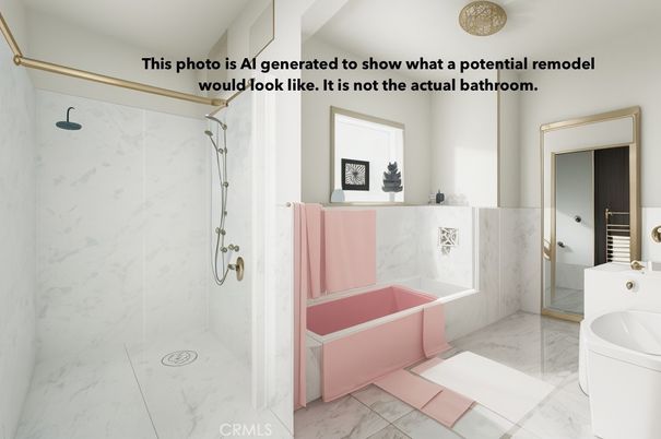 Bathroom, Glass Shower, Interior, Marble, Marble Walls