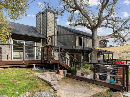Backyard, Exterior, Facade, Log Home