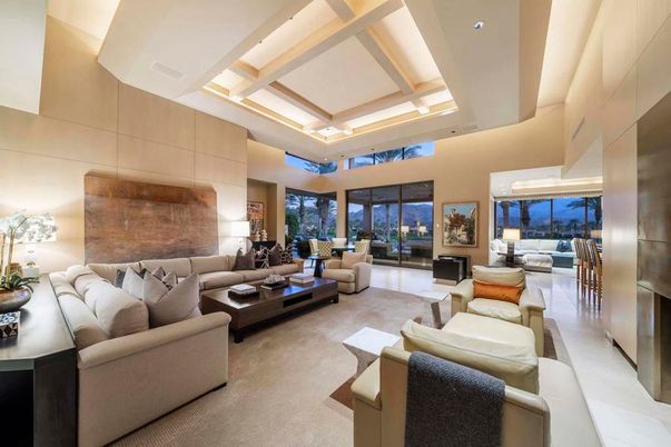 Interior, Living room, Recessed Lighting