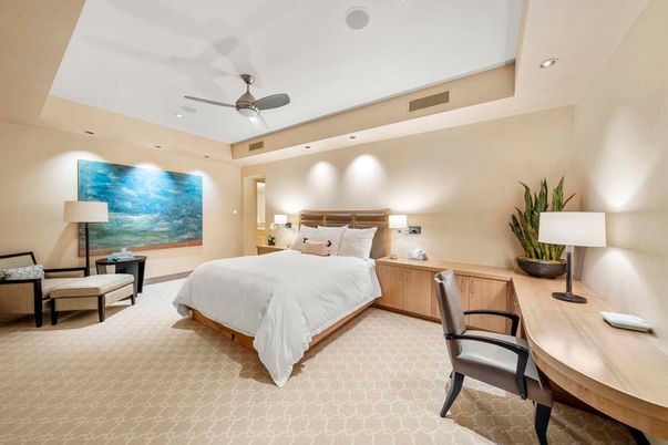 Bedroom, Home Office, Interior, Recessed Lighting