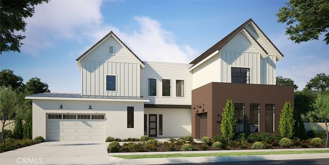 Attached, Exterior, Facade, Farmhouse
