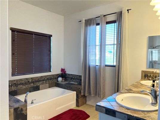 Bathroom, Dual Sink Vanities, Interior, Tile Countertops