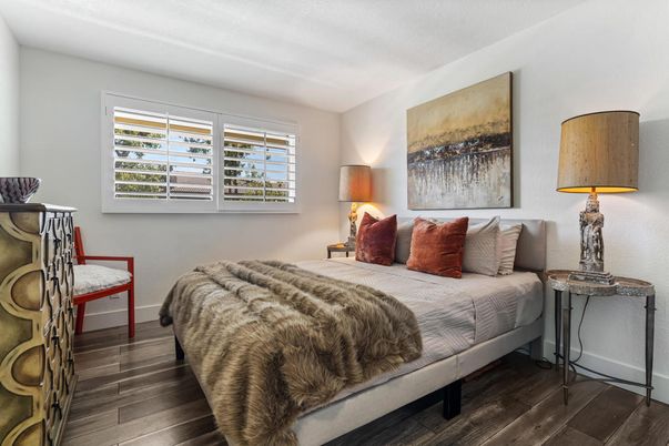 Bedroom, Interior, Wood Texture Flooring