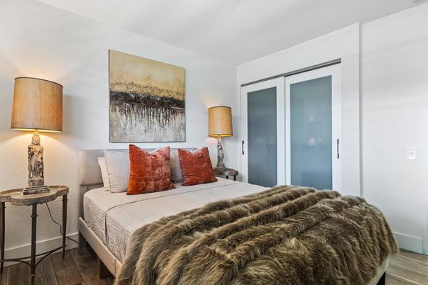 Bedroom, Interior, Wood Texture Flooring