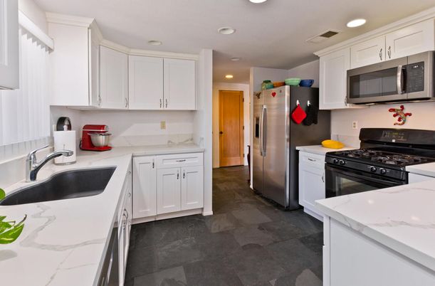 Interior, Kitchen, Recessed Lighting, Stainless Steel Appliances