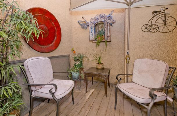 Exterior, Wood Texture Flooring