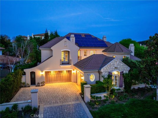Attached, Exterior, Facade, Solar Panels, French Provincial