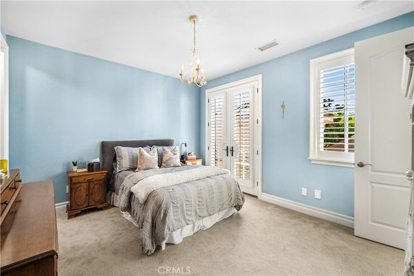 Bedroom, Chandelier, Interior
