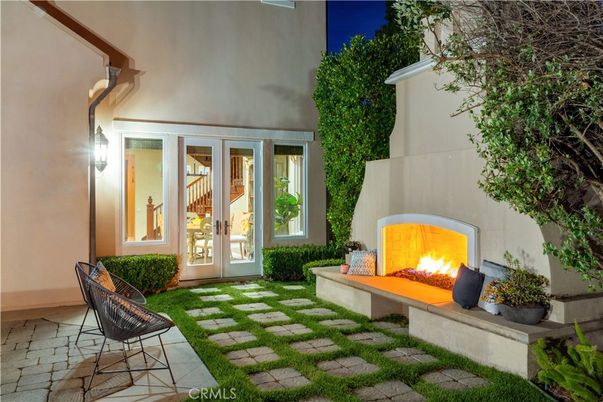 Backyard, Exterior, Fireplace