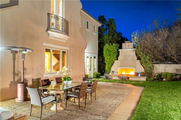 Backyard, Exterior, Fireplace