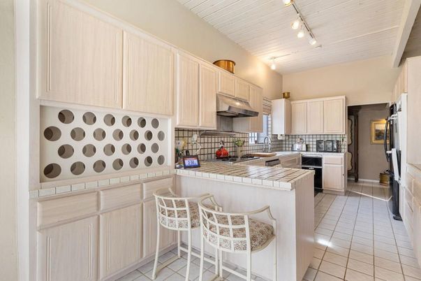 Interior, Kitchen, Tile Countertops