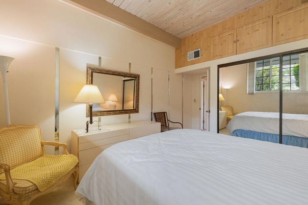 Bedroom, Interior, Wooden Ceilings, Wooden Walls