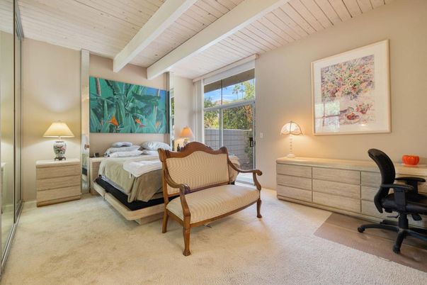 Bedroom, Home Office, Interior, Wooden Ceilings