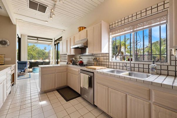 Interior, Kitchen, Tile Countertops