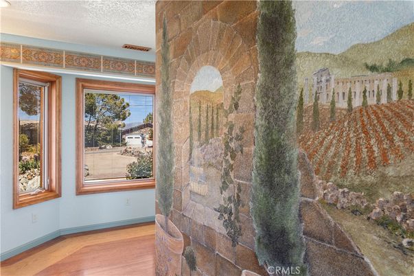 Interior, Stone Walls, Wood Texture Flooring